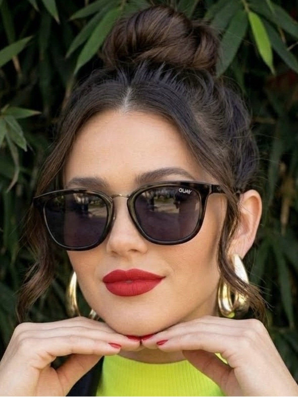 Quay Australia Run Around Sunglasses Eyewear 125, Black, NWT